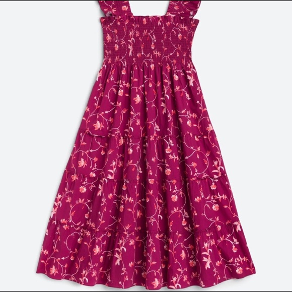 Hill House Dresses & Skirts - NEW Hill House The Ellie Nap Dress in Burgundy Botanical